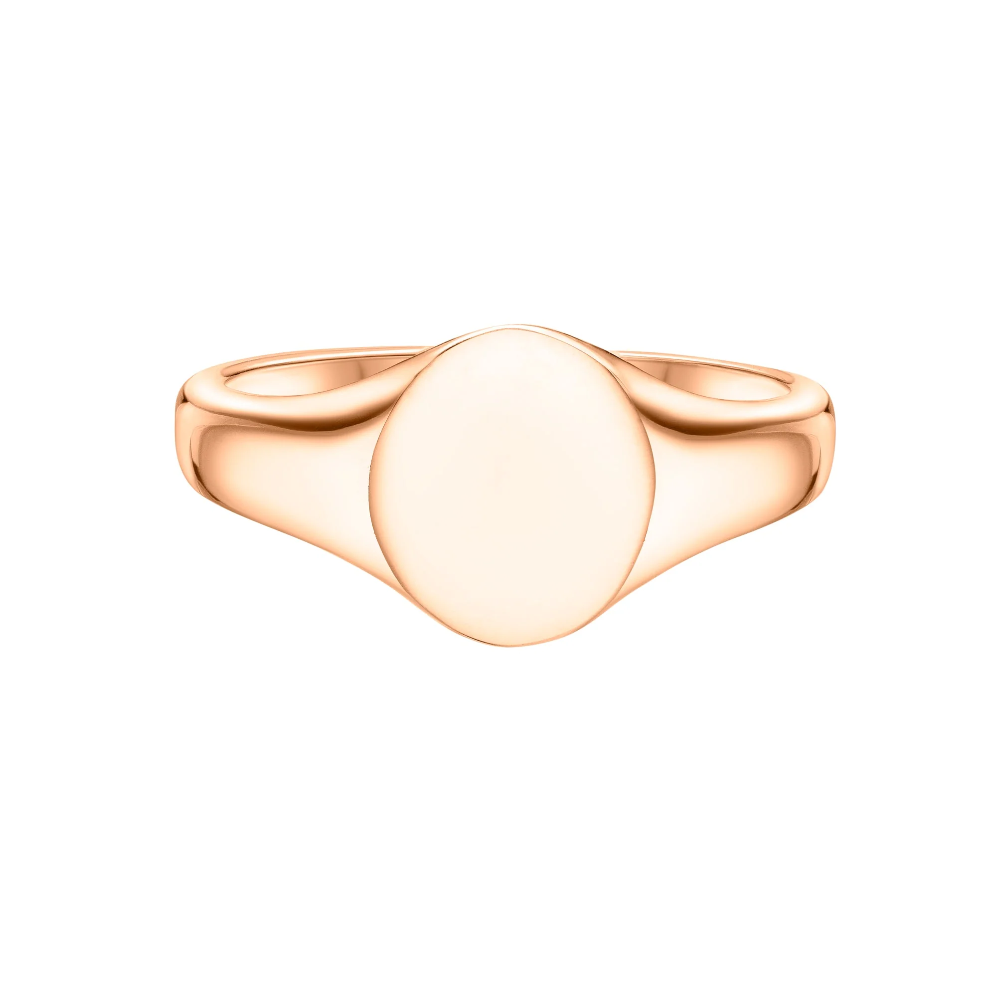 Classic Petite Oval Signet Ring | Gents - Image 6