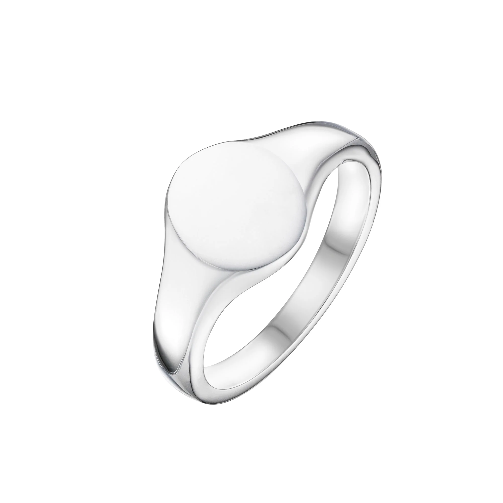 Classic Petite Oval Signet Ring | Gents - Image 7