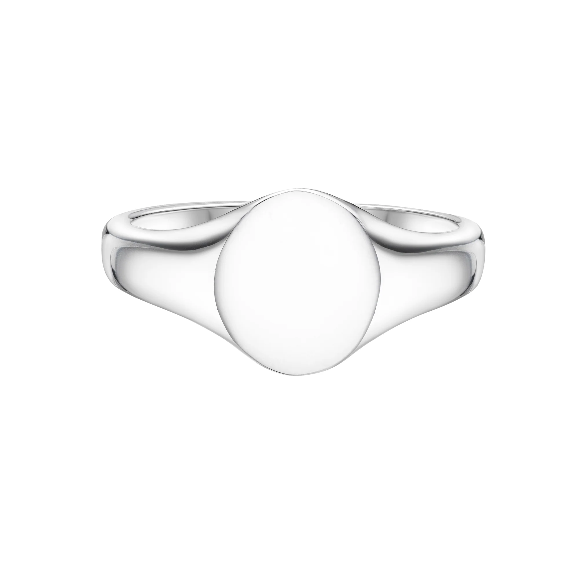 Classic Petite Oval Signet Ring | Ladies - Image 9