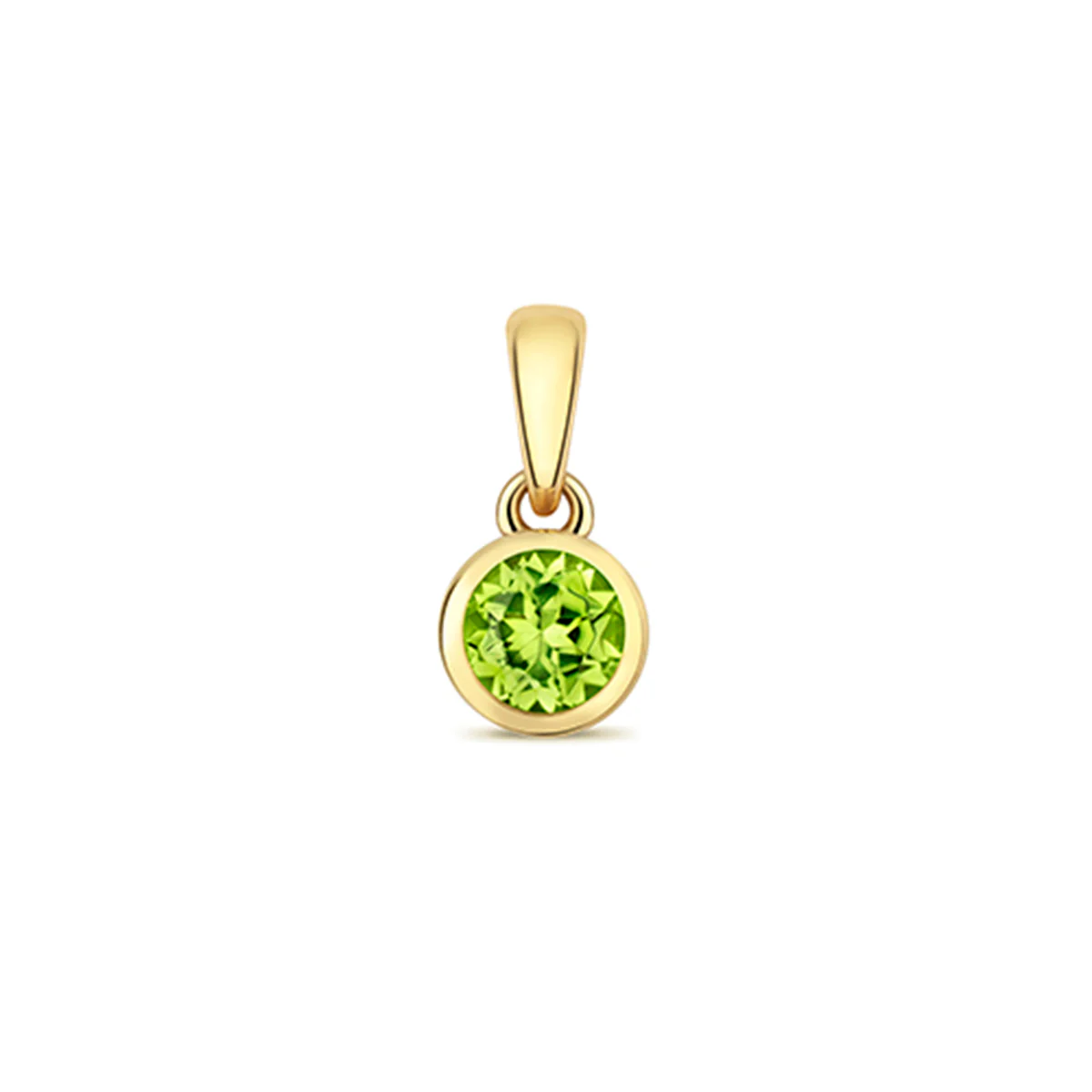 Personalised Diamond Letter and Birthstone Pendant | 9K Yellow Gold - Image 11