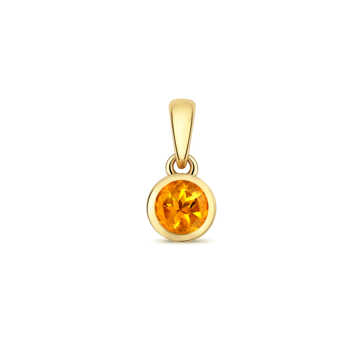 Personalised Diamond Letter and Birthstone Pendant | 9K Yellow Gold - Image 14