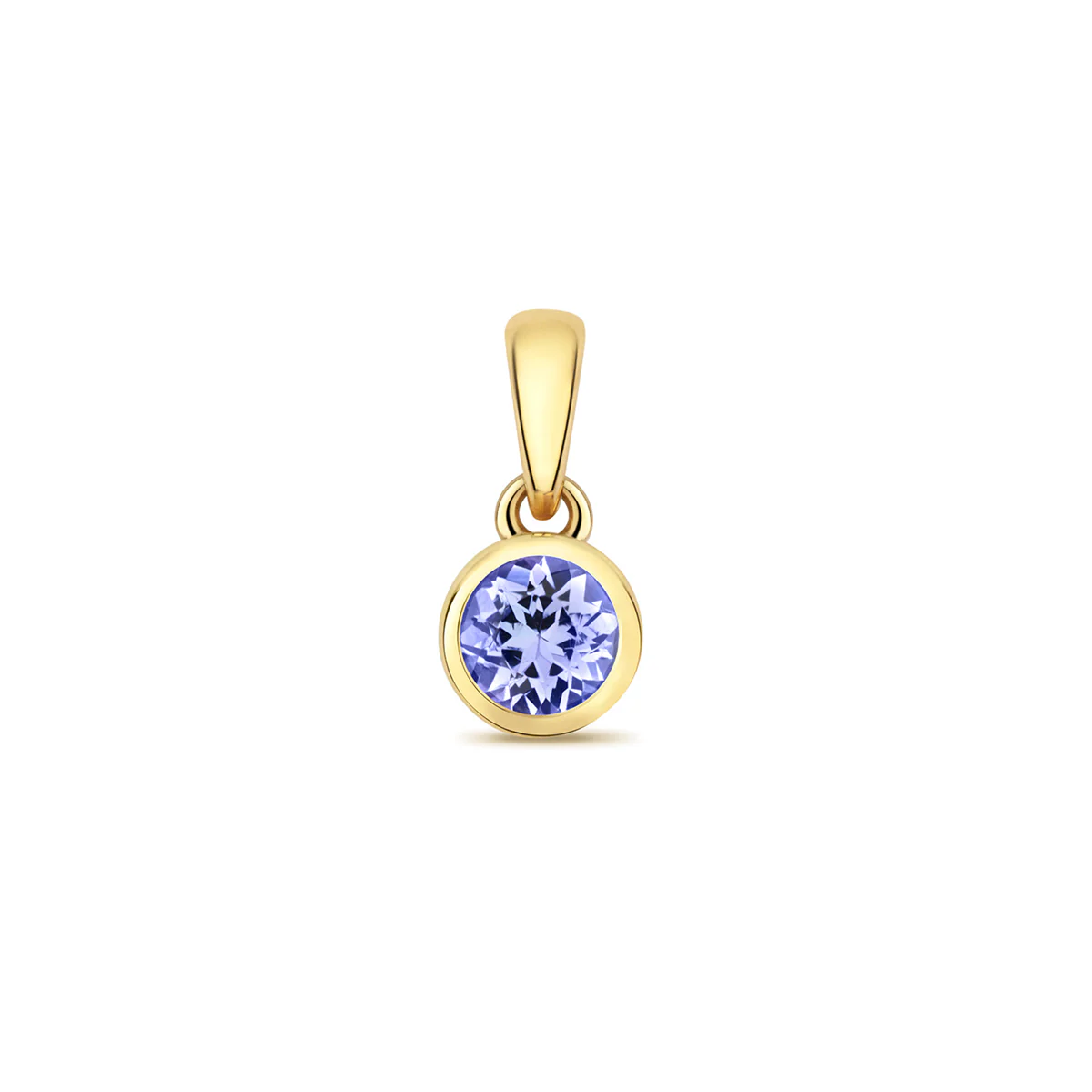 Personalised Diamond Letter and Birthstone Pendant | 9K Yellow Gold - Image 15
