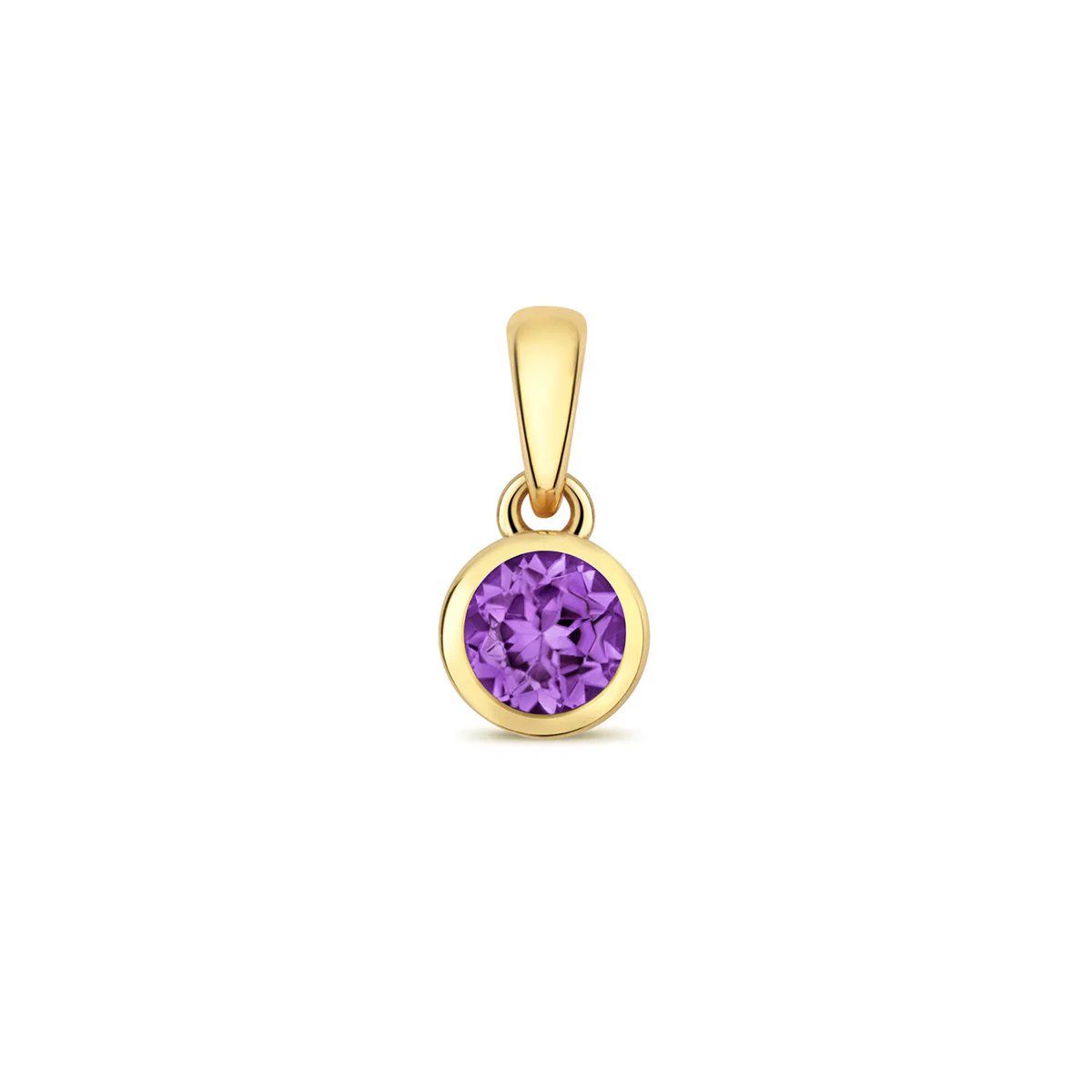 Personalised Diamond Letter and Birthstone Pendant | 9K Yellow Gold - Image 5