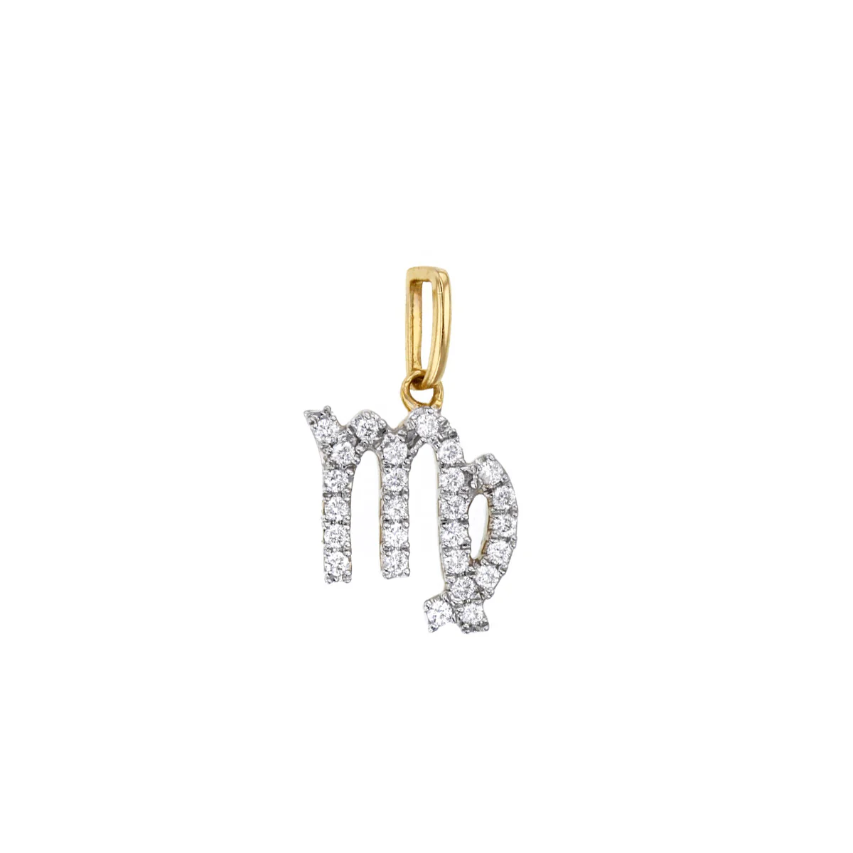 Personalised Diamond Zodiac Charm | 9K Yellow Gold - Image 6