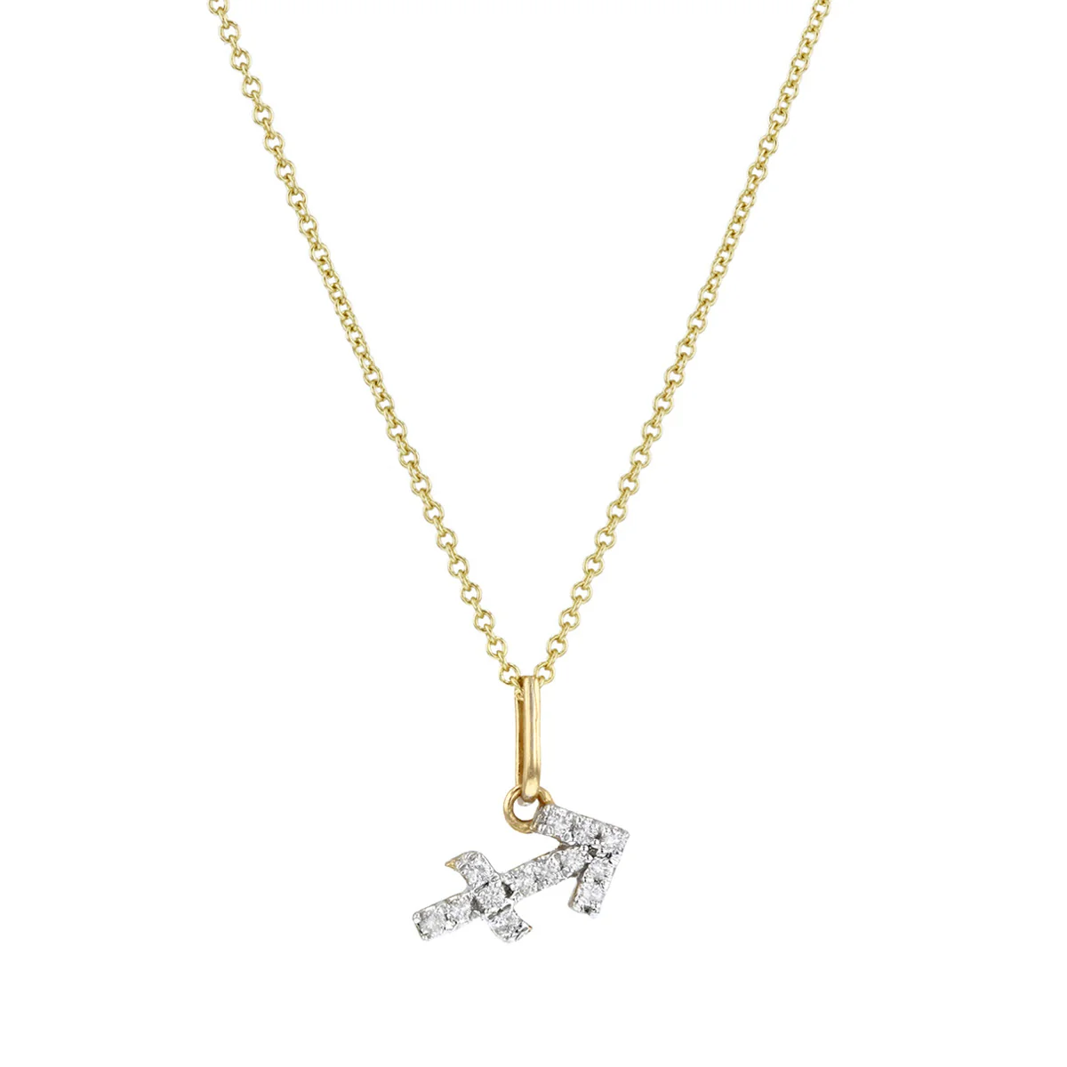 Personalised Diamond Zodiac Pendant | 9K Yellow Gold - Image 17