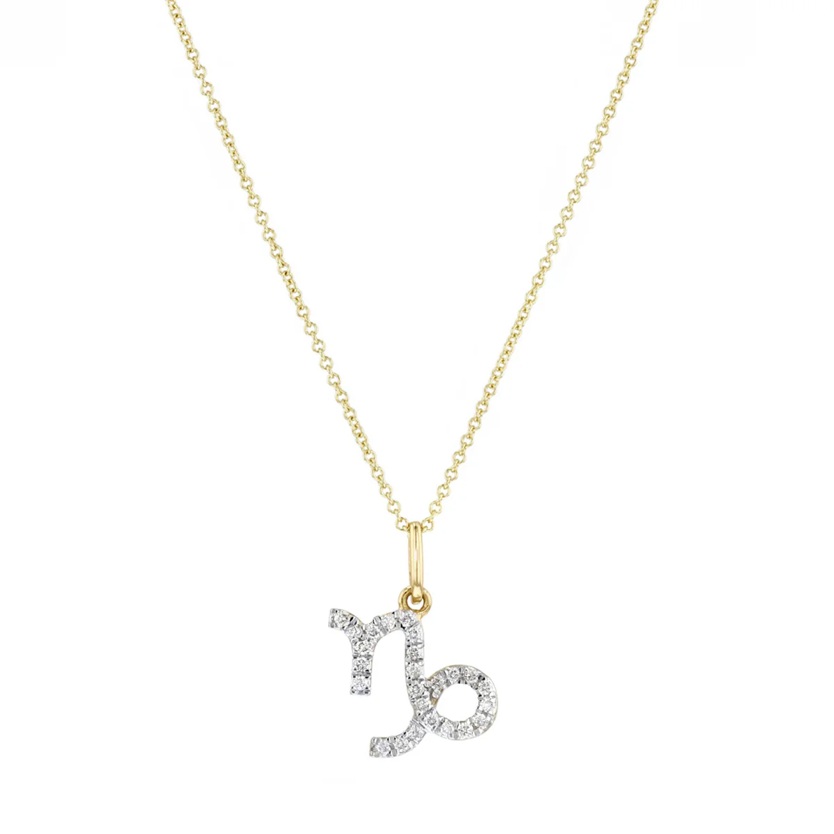 Personalised Diamond Zodiac Pendant | 9K Yellow Gold - Image 19