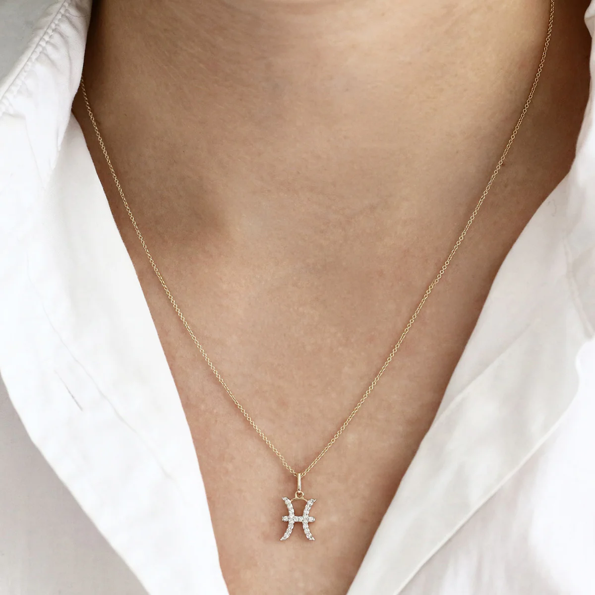 Personalised Diamond Zodiac Pendant | 9K Yellow Gold - Image 24