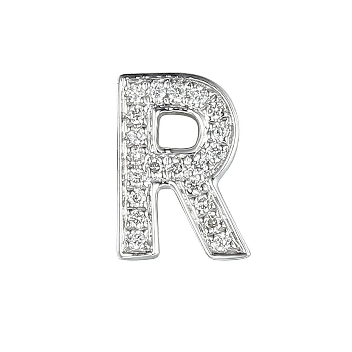 Personalised Luxury Diamond Double Letter Necklace | 9K White Gold - Image 17