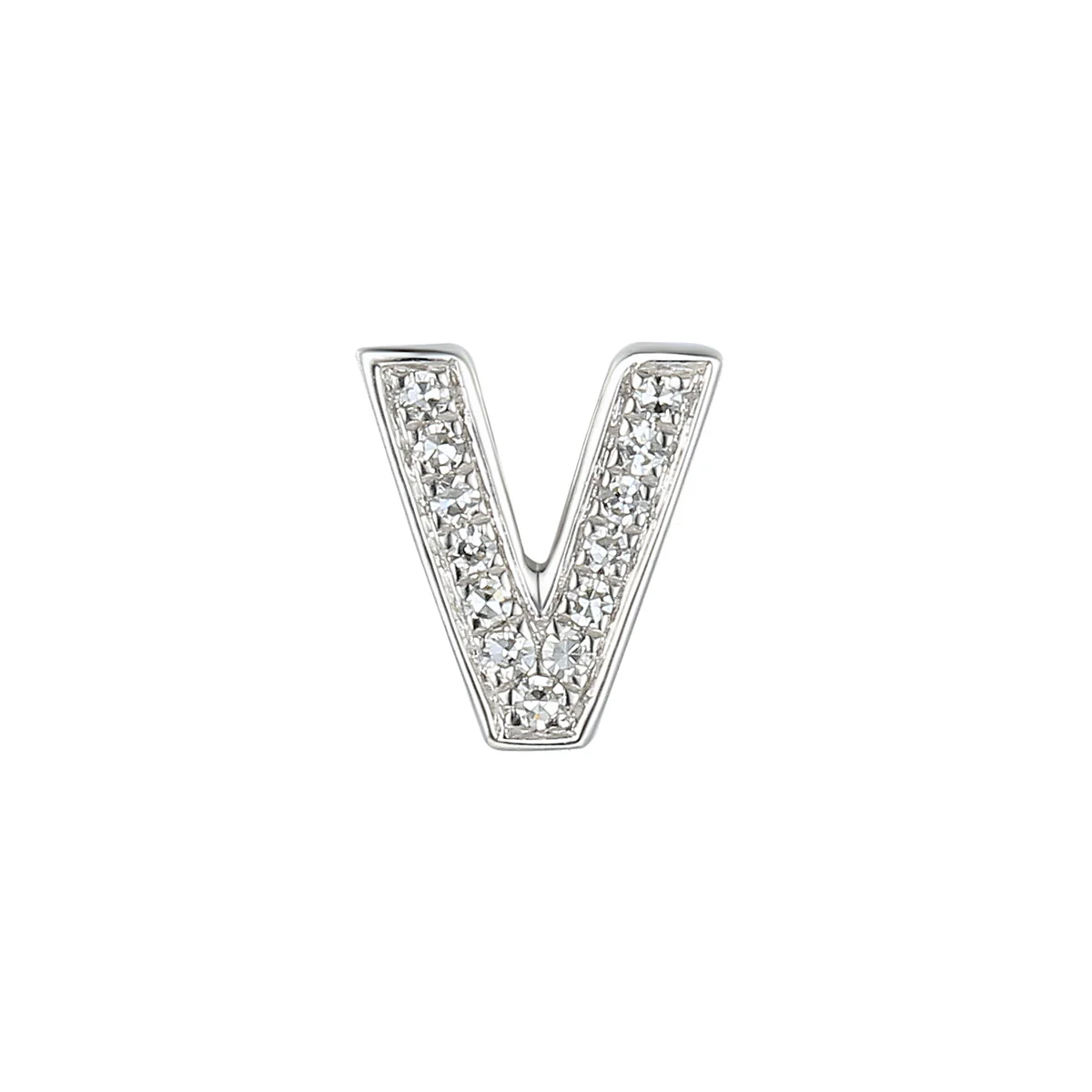 Personalised Luxury Diamond Double Letter Necklace | 9K White Gold - Image 20