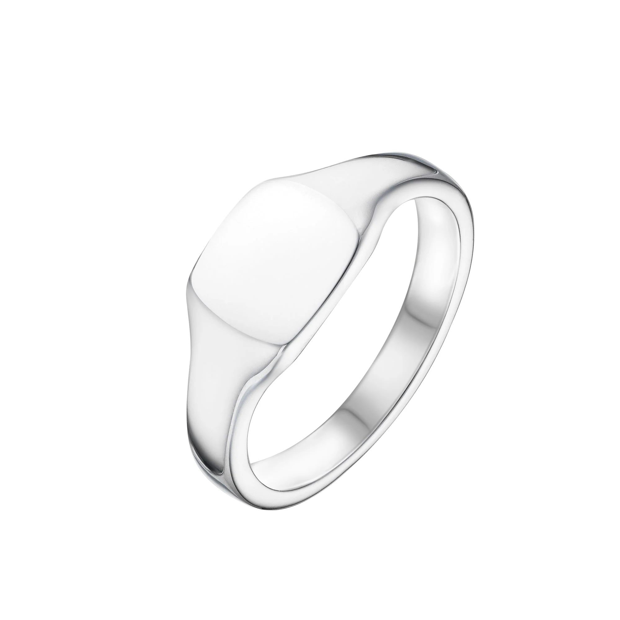 Petite Cushion Signet Ring | Gents - Image 4