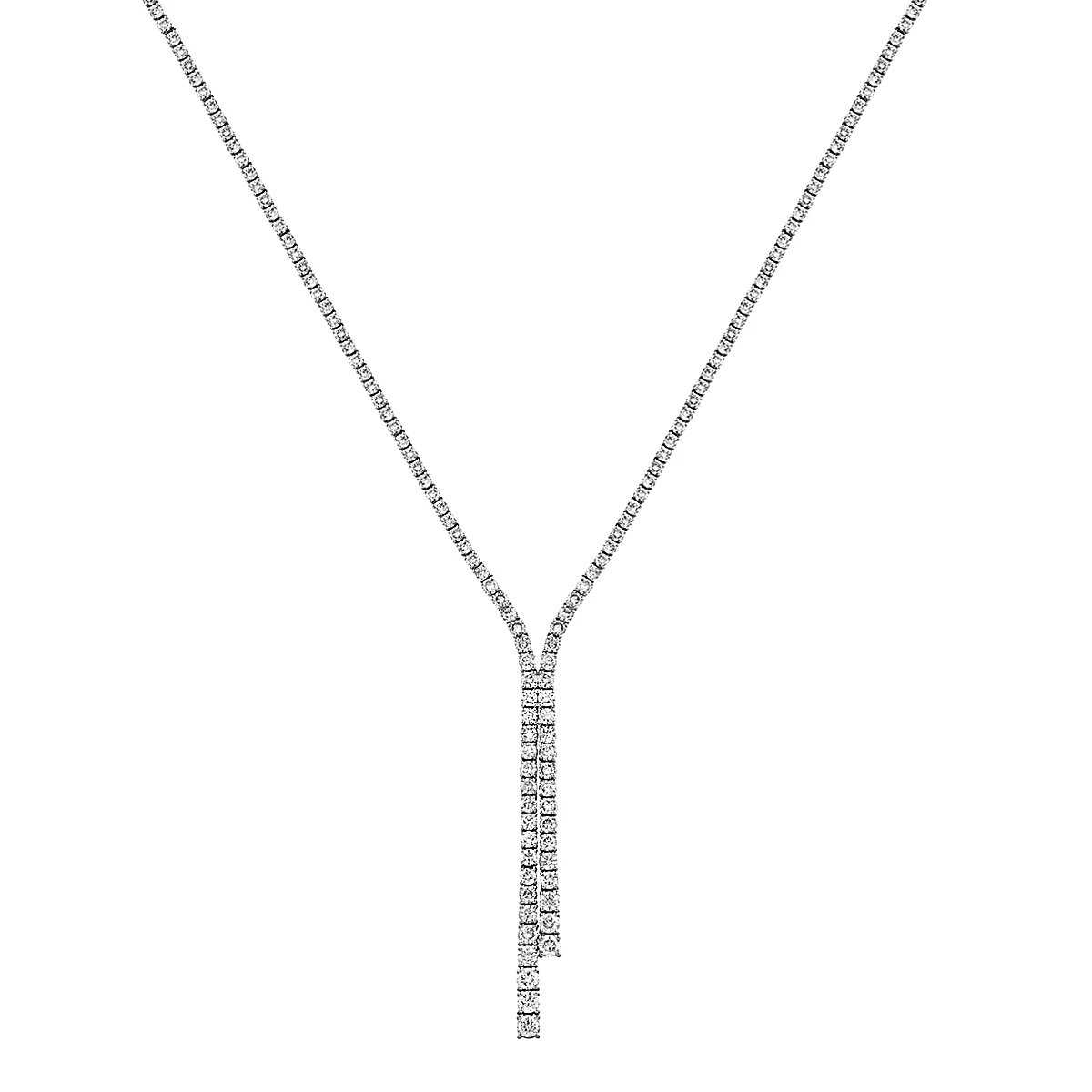 Radiance Collection 16.55ct Diamond & White Gold Collar Necklace - Image 3