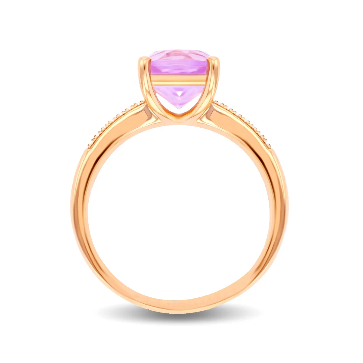Riviera Collection 2.55ct Pink Amethyst & Diamond Ring - Image 6