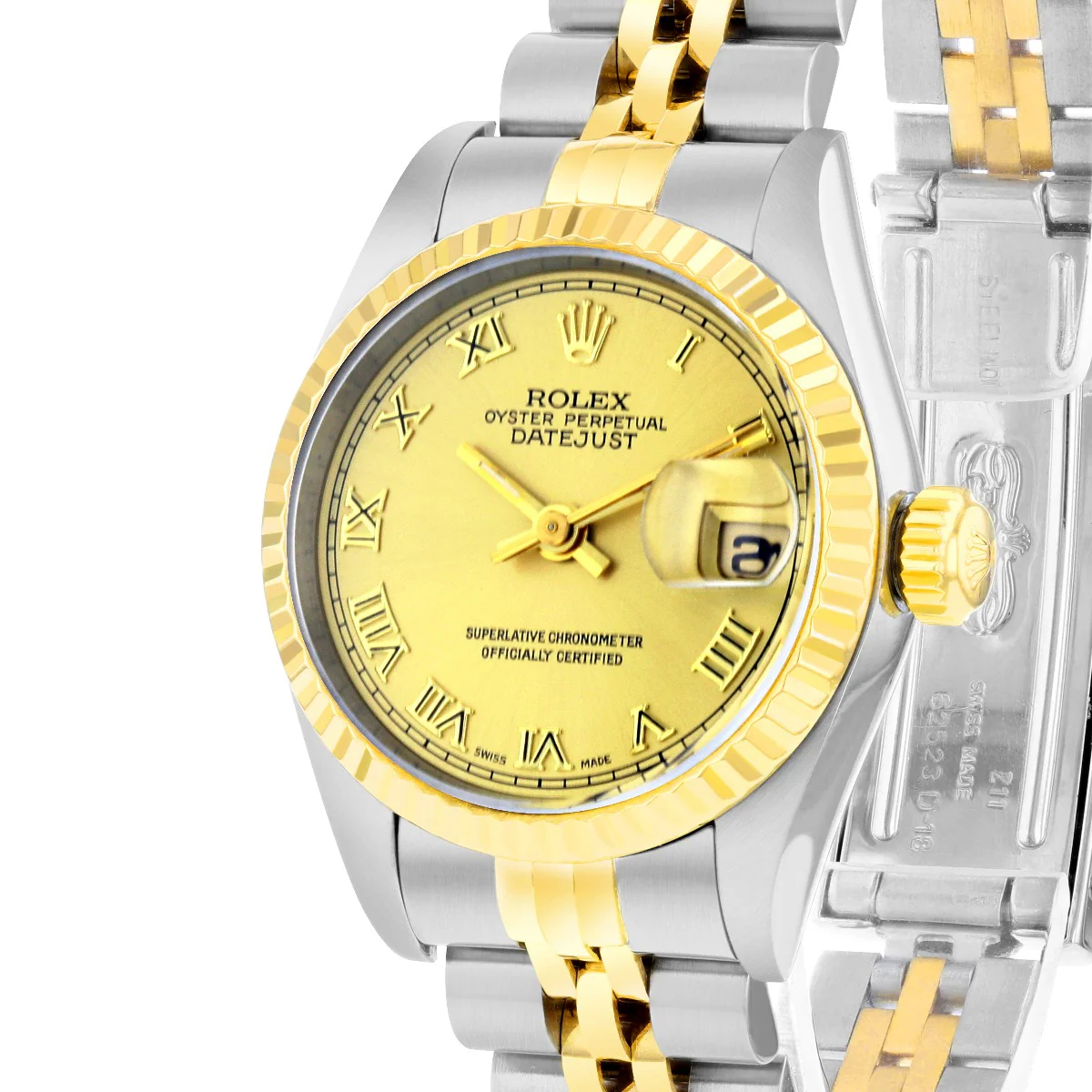 Rolex, Lady-Datejust 26, Yellow Rolesor | Pre-Owned | 69173 - 1997 - Image 4
