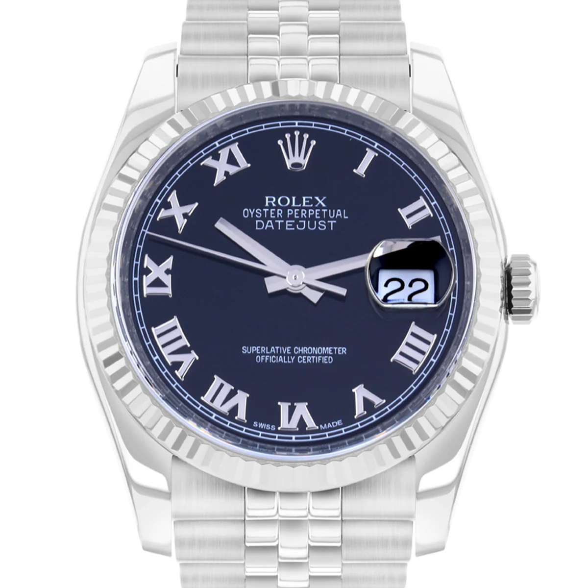 Rolex, Datejust 36, White Rolesor | Pre-Owned | 116234 - 2014 - Image 2