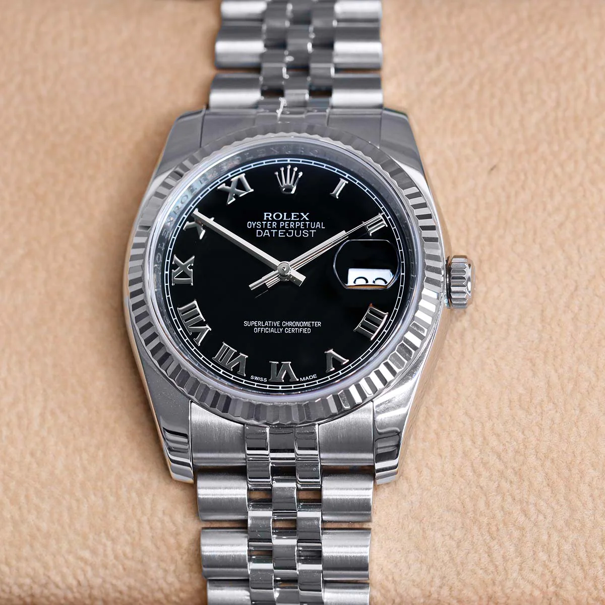 Rolex, Datejust 36, White Rolesor | Pre-Owned | 116234 - 2014 - Image 6