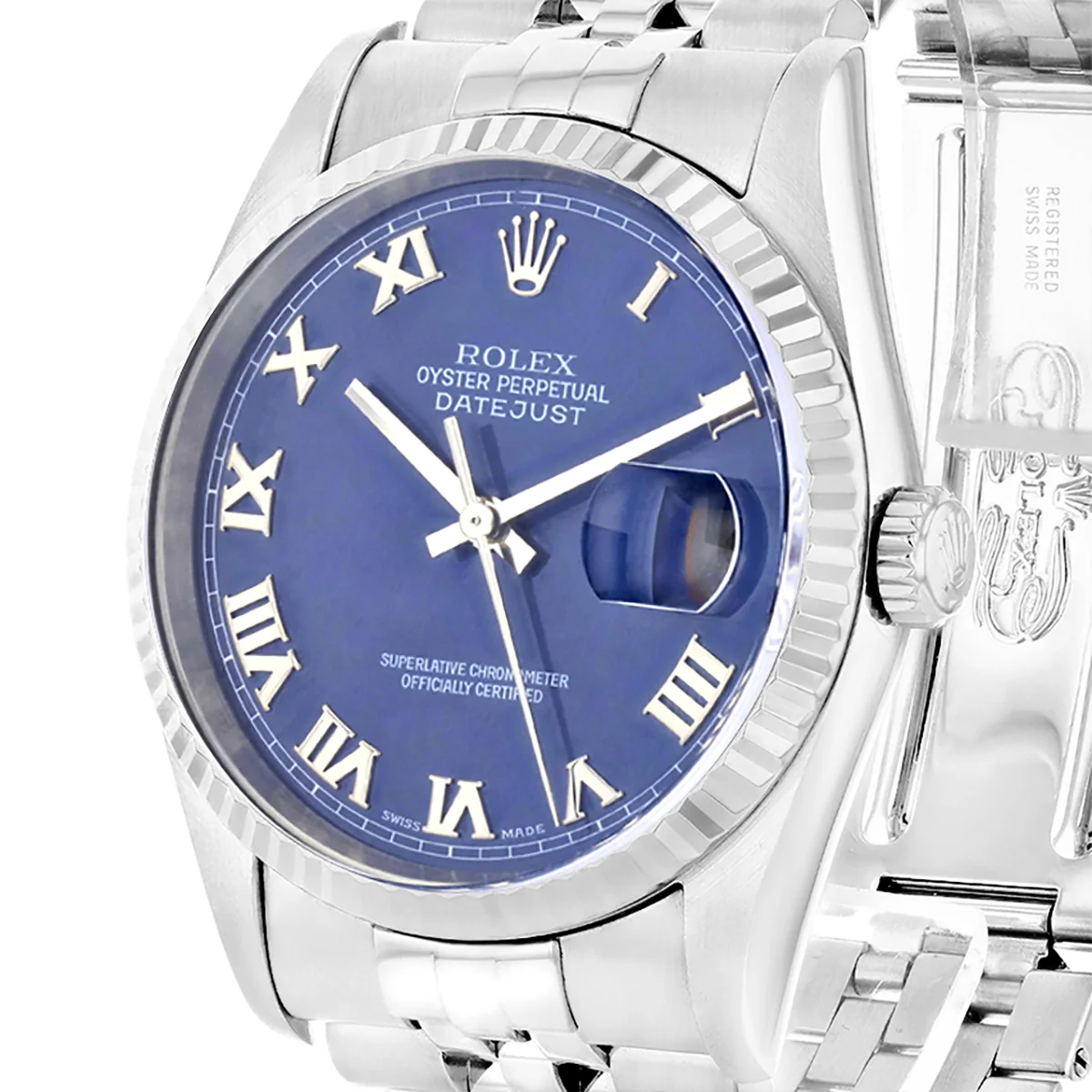Rolex, Datejust 36, White Rolesor | Pre-Owned | 16234 - 1999 - Image 3