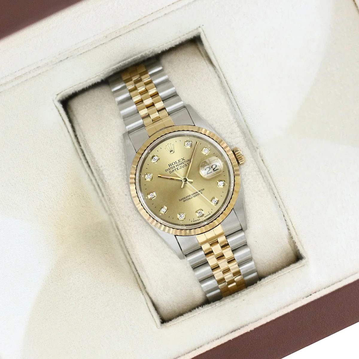 Rolex, Datejust 36, Yellow Rolesor | Pre-Owned | 16233 - 1996 - Image 7