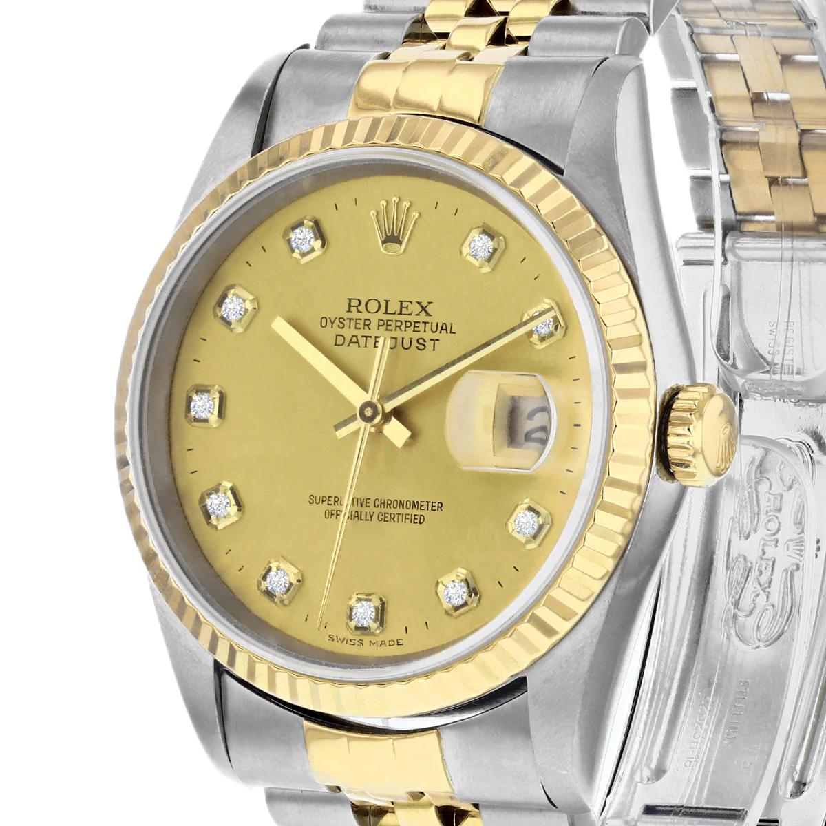 Rolex, Datejust 36, Yellow Rolesor | Pre-Owned | 16233 - 1996 - Image 3