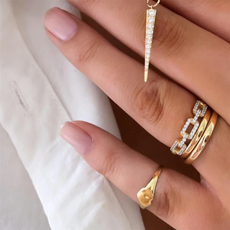 Soleil Collection 2mm Band | 9K Solid Yellow Gold - Image 6