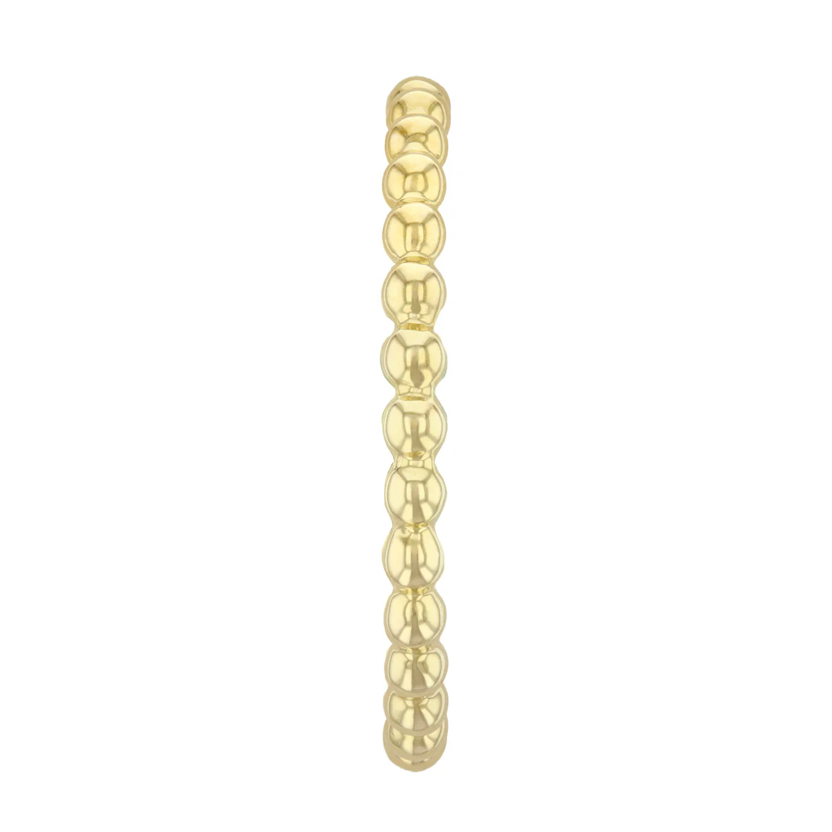 Soleil Collection Beaded Stacking Ring | 9K Solid Yellow Gold - Image 4