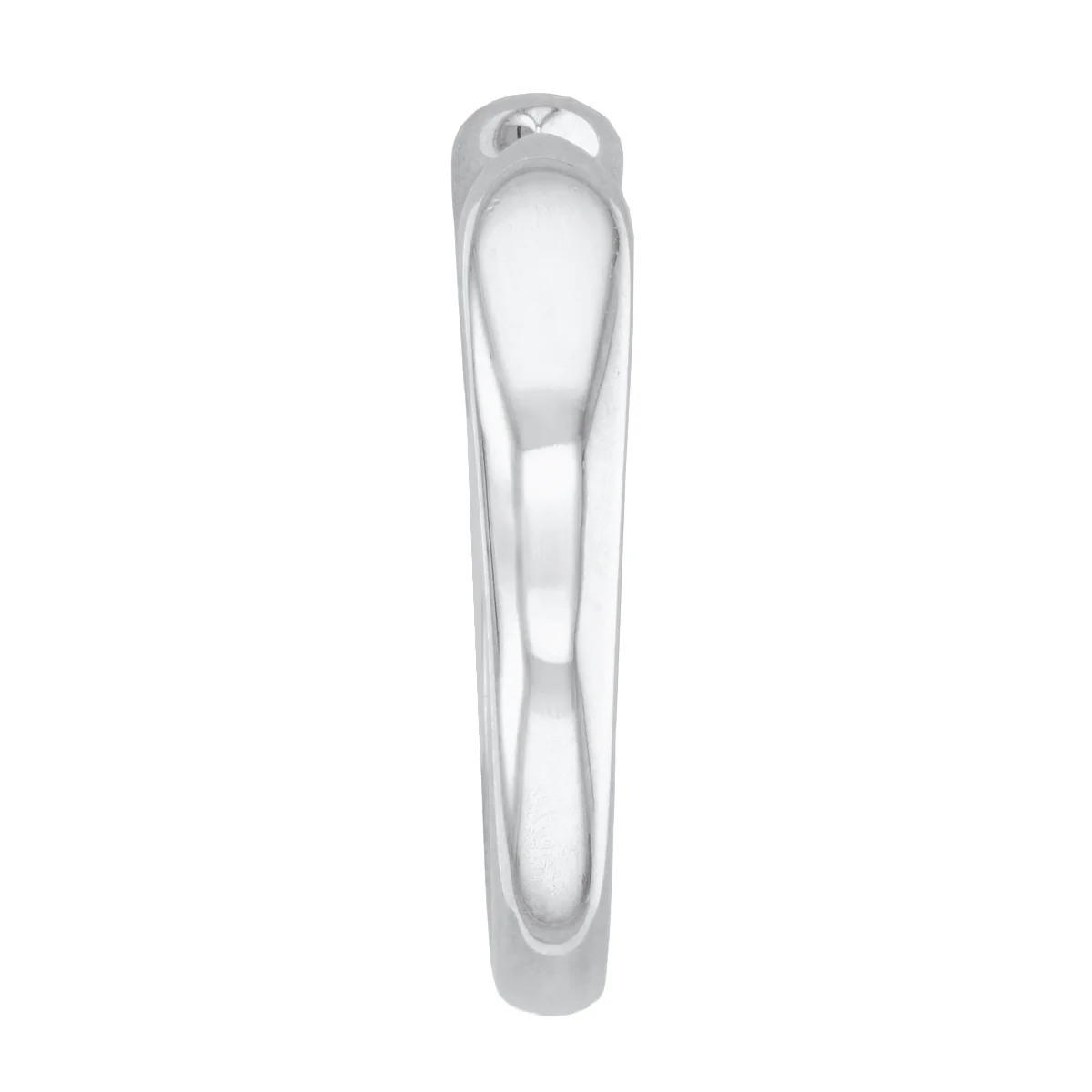 Soleil Collection Gold Claw Stacking Ring | 9K Solid White Gold - Image 3