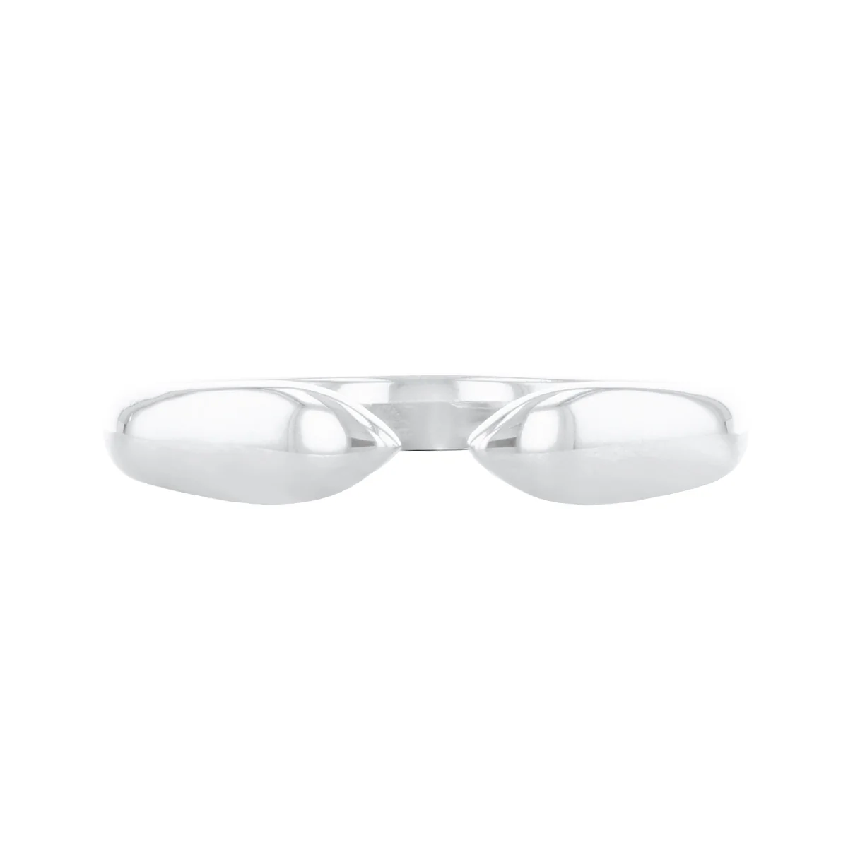 Soleil Collection Gold Claw Stacking Ring | 9K Solid White Gold - Image 4