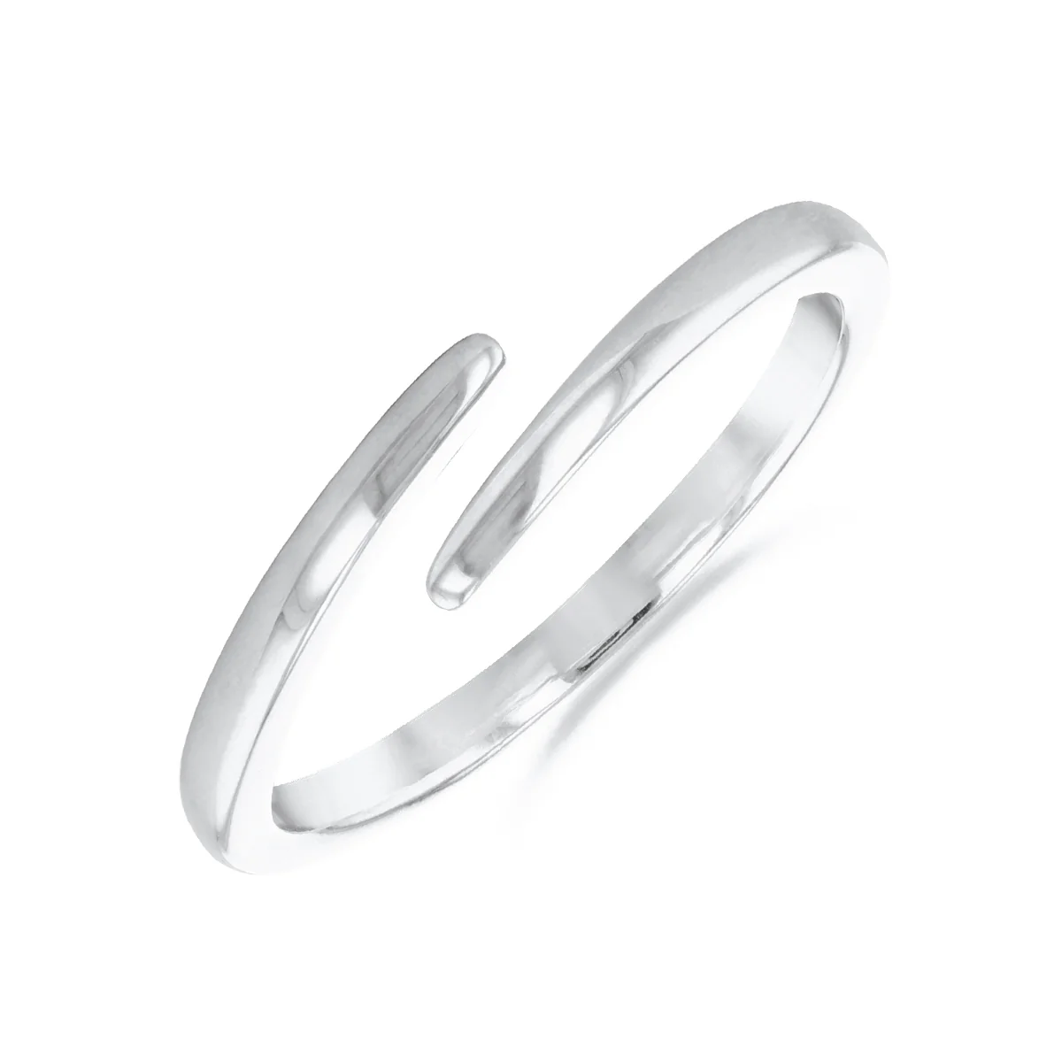 Soleil Collection Gold Wrap Ring | 9K Solid White Gold