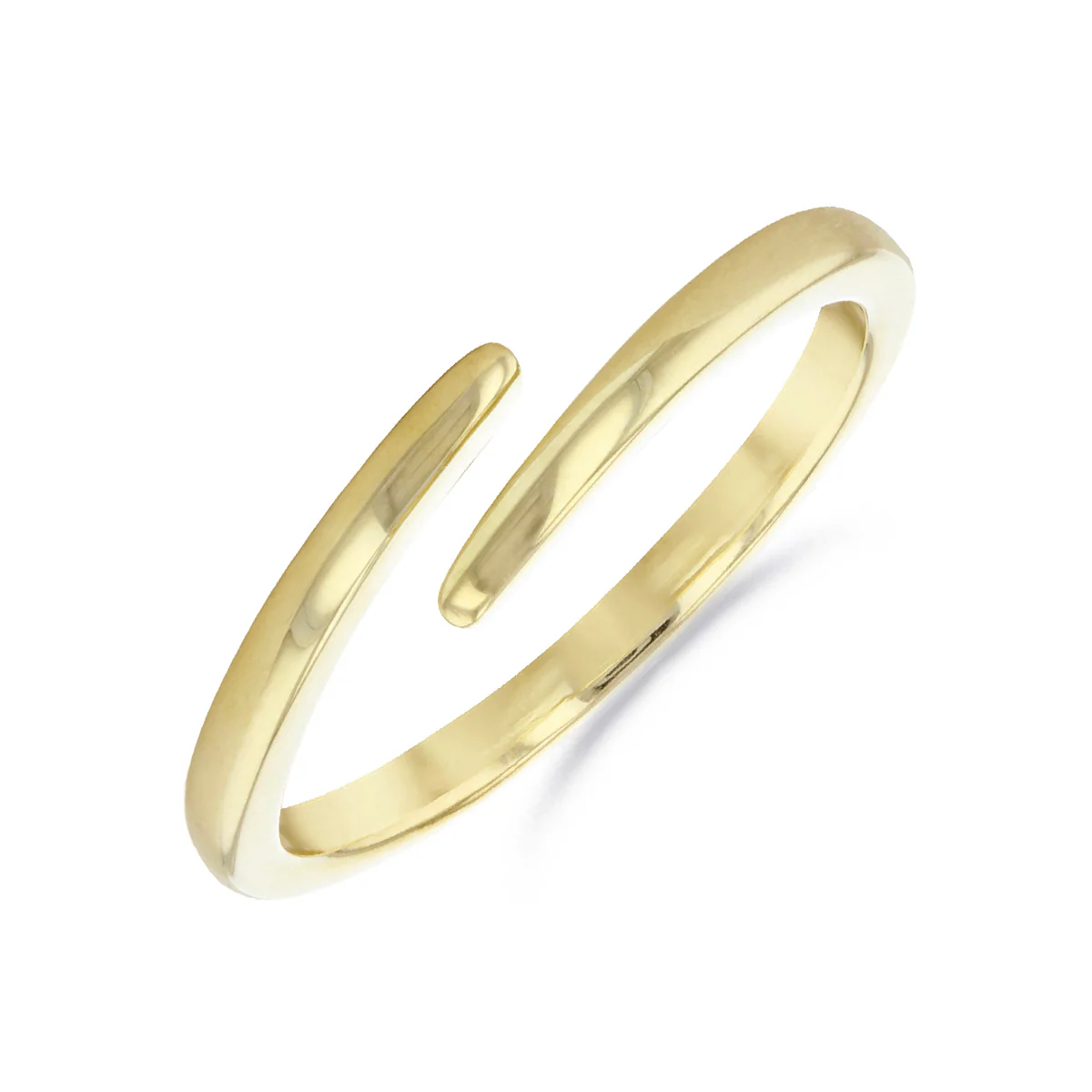 Soleil Collection Gold Wrap Ring | 9K Solid Yellow Gold