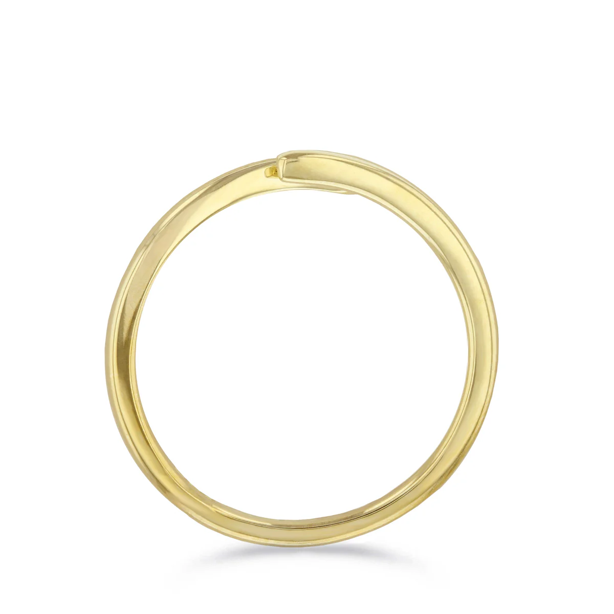 Soleil Collection Gold Wrap Ring | 9K Solid Yellow Gold - Image 4