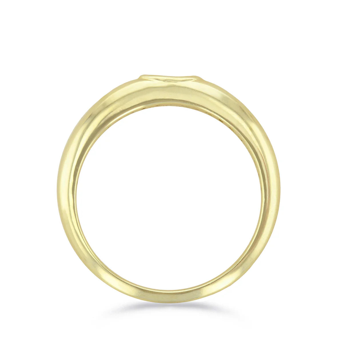 Soleil Collection Marquise Diamond Inlay Ring | 18K Solid Yellow Gold - Image 3