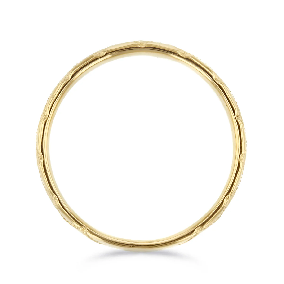 Soleil Collection Diamond Shaped Patterned Dress Ring | 9K yellow Gold - Image 5